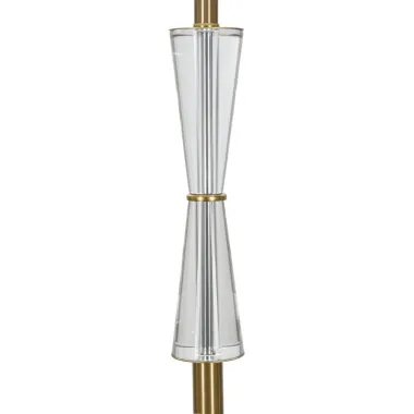 LAMPA PODŁOGOWA KRYSZTAŁOWA Ø 40X153 cm